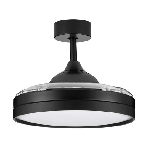 Nova Luce NEVMA Plafondventilator matzwart LED 36W 4100lm 3000-4000-6500K kleurtemperatuur met afstandsbediening