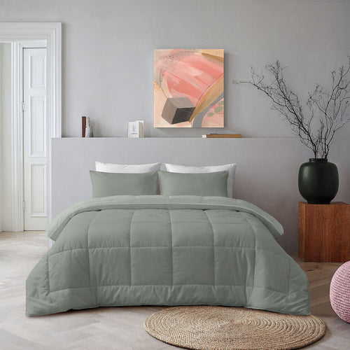 Byrklund - Dekbed zonder overtrek Wash & Rest - 140x200 cm - Groen