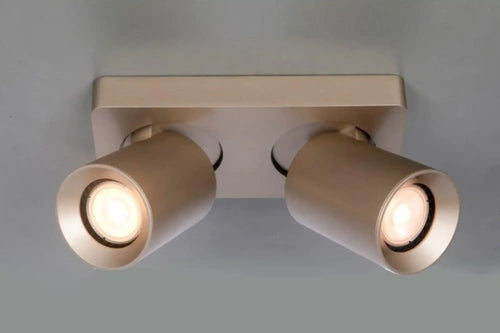 Artdelight spot Megano - 2 lichts - 20  x 11.5   cm - champagne - vtwonen shop