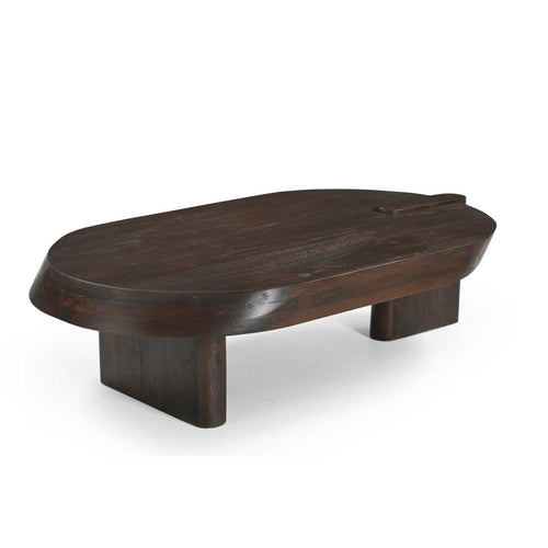 Starfurn Salontafel Rava - Rond Bruin Hout - 125x70x33cm