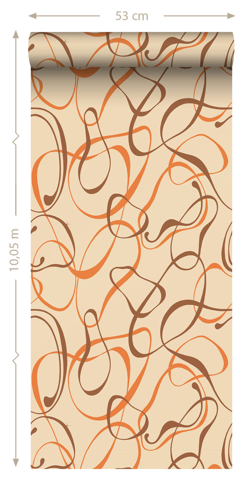 Sanders & Sanders behang figuratief motief beige - 50 x 900 cm - 935277 - vtwonen shop