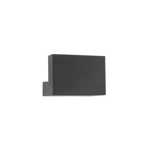 Merano Charleston Buiten Moderne Wandlamp Antraciet Aluminium Helder Glas LED 10W 298Lm 3000K IP65