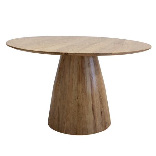 Giga Meubel Eettafel Pim - Rond - Acaciahout - 130cm