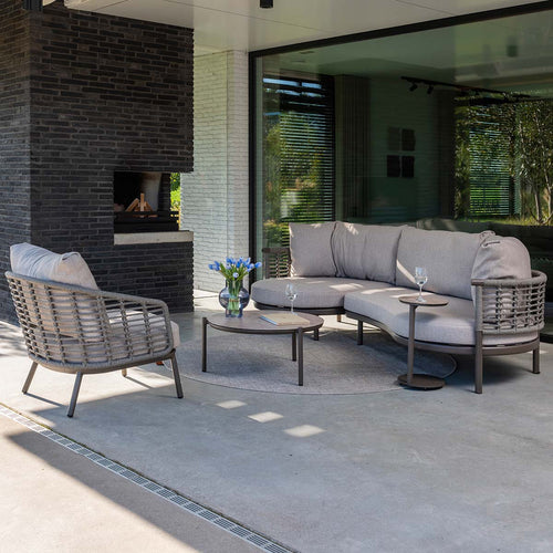 Taste by 4 Seasons loungeset Puglia chaise longue 3-delig - terre