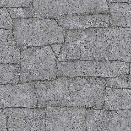 Erismann behang steen zwart - 53 cm x 10.05 m - 661452 - vtwonen shop