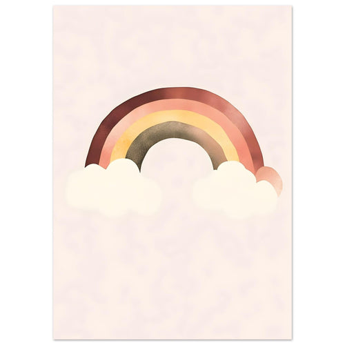 Artfulprints  Warme regenboog   poster 50x70 cm - vtwonen shop