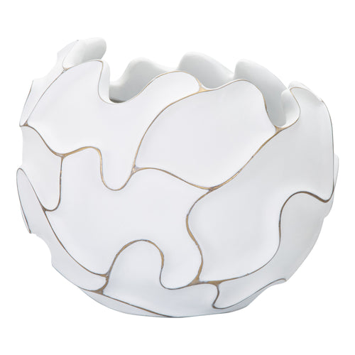 Mauro Ferretti cachepot - Ø 44x37 cm - wit