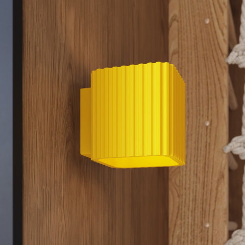 Sollux Lighting Plafondlamp RIFF 2 geel GU10 - 20,5x10x12cm