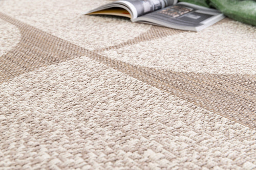 AFK Living vloerkleed Halv - voor binnen en buiten - beige - 160 x 230 cm