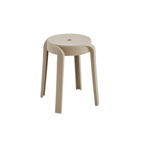 HOME DELUXE | Kruk NIVO – Beige, set van 4 | Stapelbaar