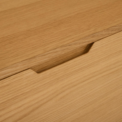 Furnhouse 3-deurs dressoir Nyborg - Natuurlijk eikenhout - MDF, Eikenfineer - 45x180x75