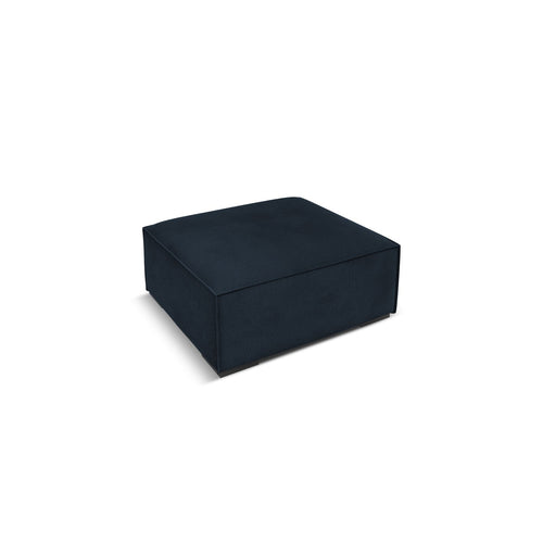 Cosmopolitan Design - Poef Turin structurele stof donkerblauw - 100x100x39cm