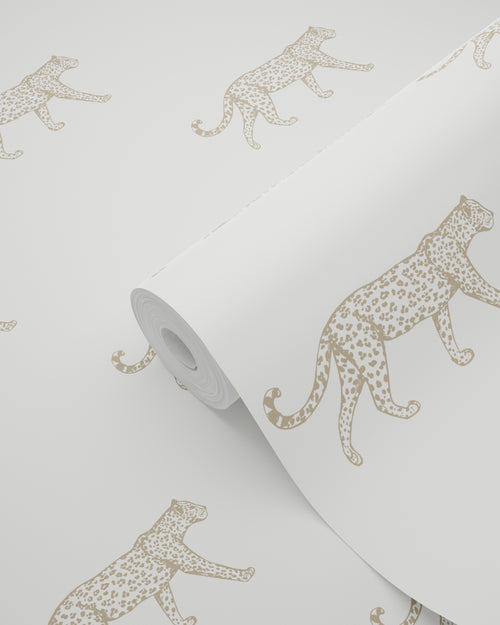 ESTAhome behang panters wit en beige - 53 cm x 10.05 m - 139771 - vtwonen shop
