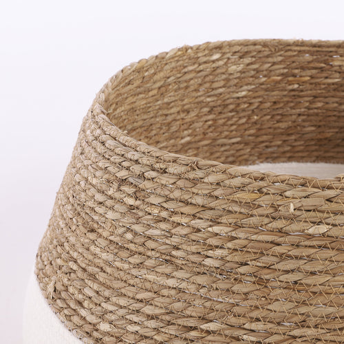 House of Seasons Kerstboomrok - H26 x Ø58 cm - Zeegras - Off White