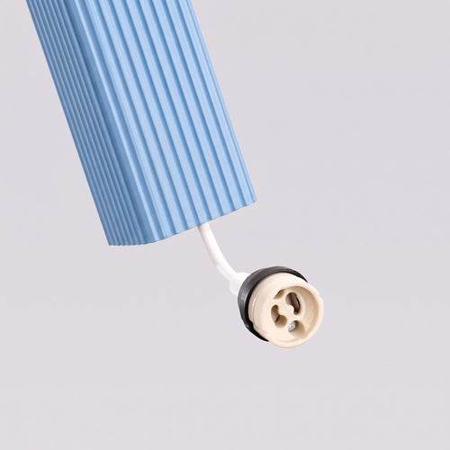 Sollux Lighting Hanglamp RAYO 3L azuurblauw - 45x6x98cm