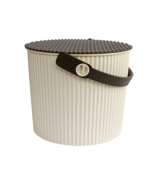 Hachiman Omnioutil Opbergemmer - S - Ivoor/Bruin - vtwonen shop