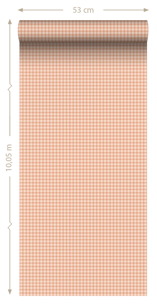 ESTAhome behang strepen oranje - 50 x 900 cm - 131640 - vtwonen shop