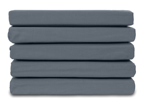 Ten Cate topper hoeslaken - 100% katoensatijn - 140x200 -  donkerblauw