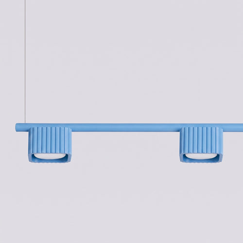 Sollux Lighting Kroonluchter RIFF 4 azuurblauw Gx53 - 122x10x208cm