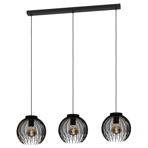 EGLO hanglamp Venezuela-A - E27 - 93,5 cm - Zwart