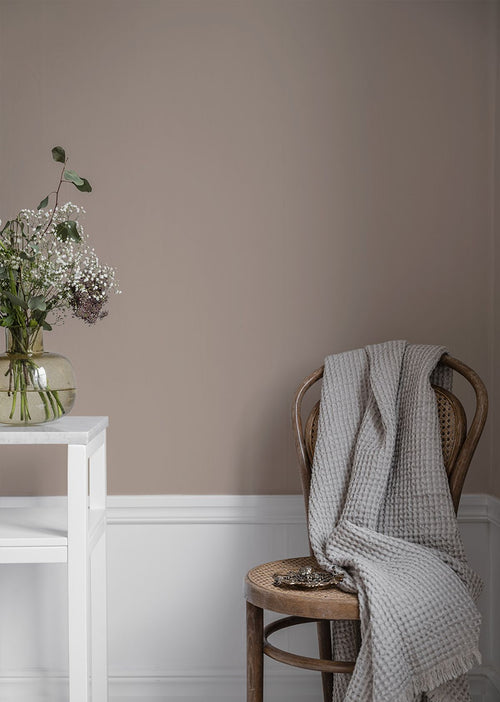 Duro Wallpaper behang effen terracotta roze - 53 cm x 10.05 m - 662213 - vtwonen shop