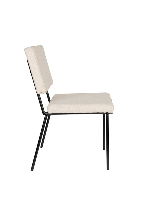 Zuiver Fellow Eetkamerstoelen Off-White - Set van 2 - vtwonen shop