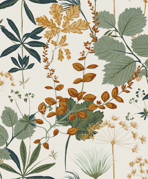 Masureel behang bloemen beige en groen - 53 cm x 10.05 m - 632000 - vtwonen shop