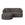 Cosmopolitan Design Modulaire hoekbank links Campi 3-zits, structurele stof zwart - 156x180x70cm