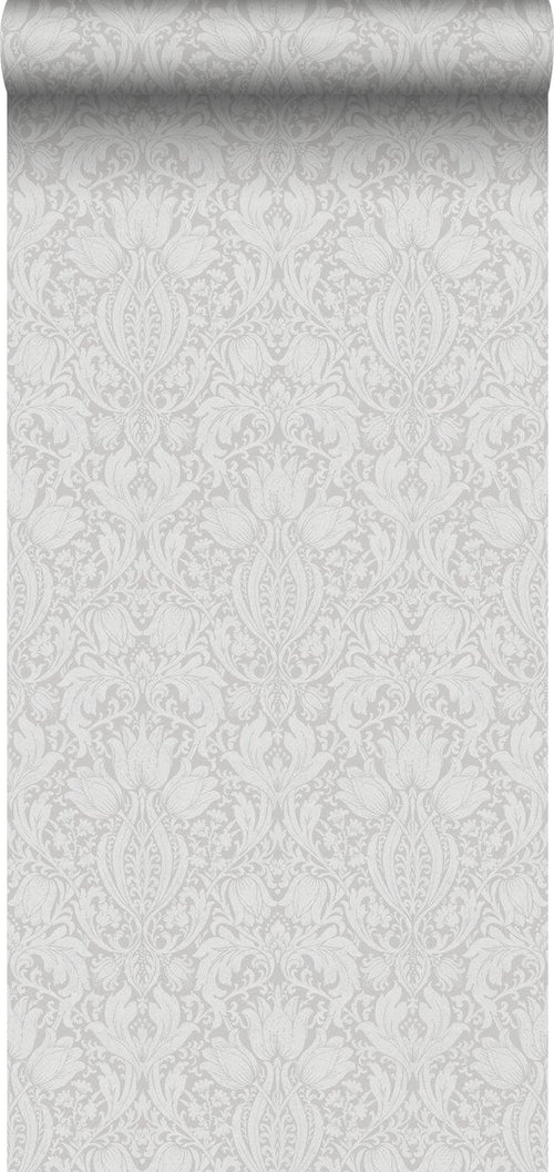 Borastapeter behang barokprint grijs - 53 cm x 11.2 m - 660142 - vtwonen shop