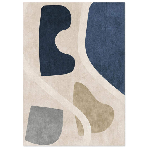 Artfulprints  Boho – Abstract shapes   poster A4 21x29.7 cm - vtwonen shop