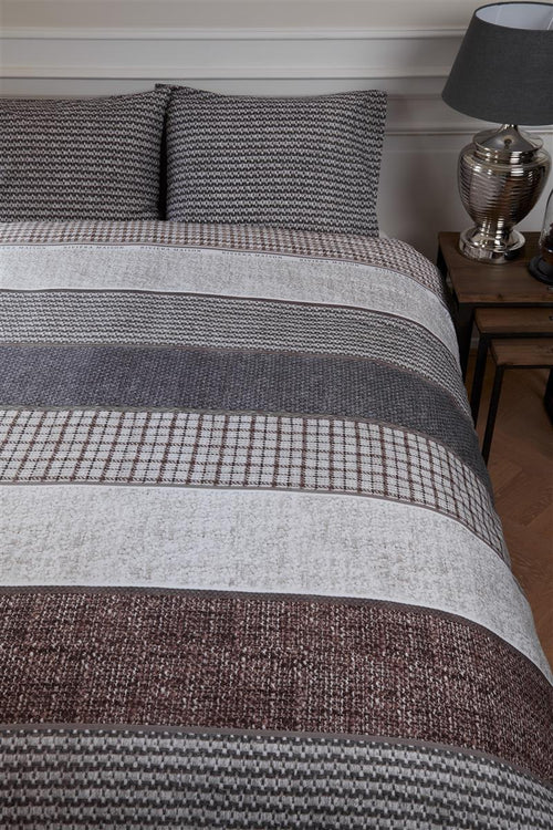 Riviera Maison dekbedovertrek Tailor - 240x200/220 cm - antraciet
