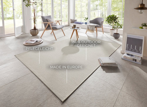 Flatweave In- & Outdoor carpet Millau Beige Taupe 200x290 cm - vtwonen shop