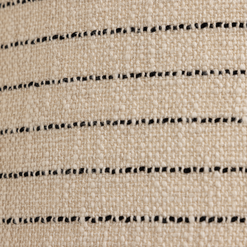 WOOOD hanglamp Loft - Metaal/Bouclé - Naturel Met Strepen - 35x55x55