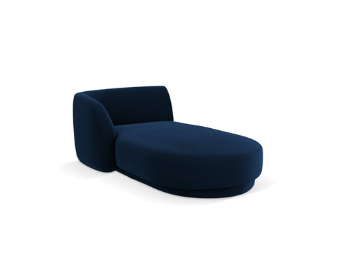Micadoni linker meridiaan Miley flueel, koningsblauw - 156x90x70cm