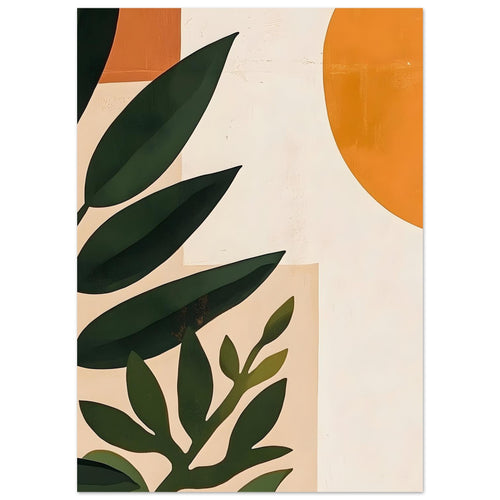 Artfulprints  Boho – Abstract plant   poster 50x70 cm - vtwonen shop