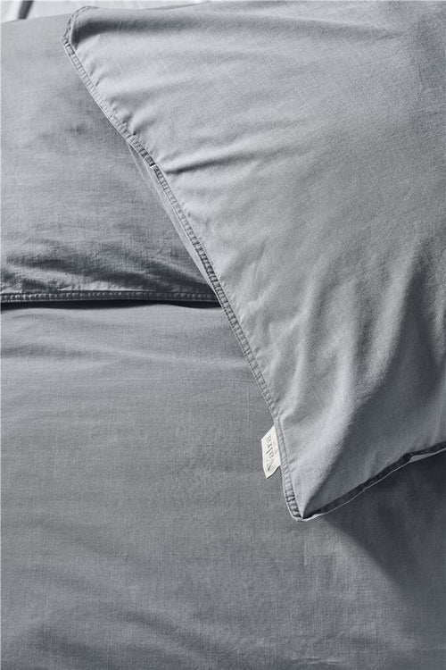 Walra - Dekbedovertrek Vintage Cotton - 140x220 cm - Elephant Grey