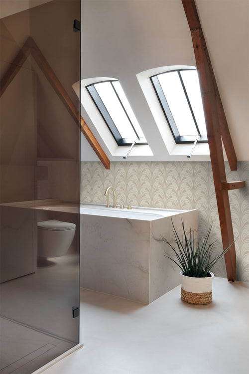 Origin Wallcoverings behang art deco motief zand beige - 50 x 900 cm - 347967 - vtwonen shop