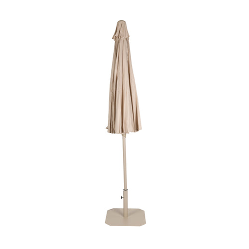 Zuiver Sunshine Parasol Set inclusief Parasolhoes en Parasolvoet Brown Rice Beige - vtwonen shop