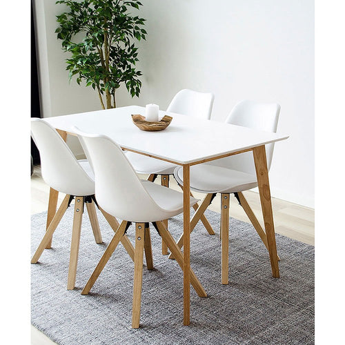 BRAM Eetkamertafel Rognan - 120 x 70 cm - Wit