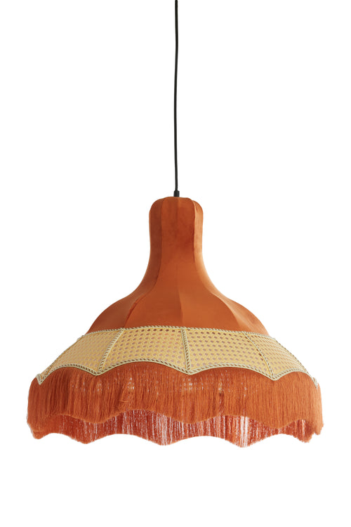 Light & Living hanglamp MIZIA - Ø60x53cm - oranje