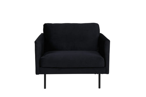 BRAM Fauteuil Rowen - Zwart - vtwonen shop