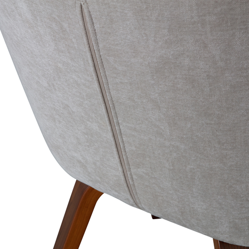 vtwonen eetkamerstoelen Base - Velvet Melange - Zand - Set van 6 - vtwonen shop