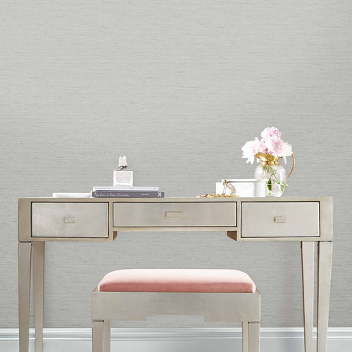 Graham & Brown Vliesbehang - Silk Texture Pearl - 10mx52cm - vtwonen shop