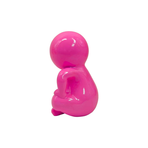 Present Time ornament Amigo Sitting Large - roze - 24x21x34.8cm