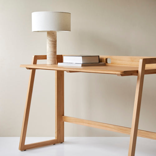 Tikamoon Vouwbureau van licht massief teakhout - Naturel - vtwonen shop