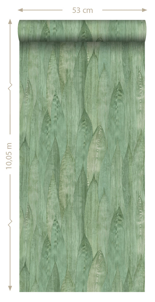 ESTAhome behang bladeren celadon groen - 0,53 x 10,05 m - 138986 - vtwonen shop