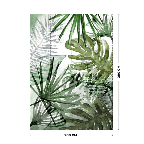 Art for the Home Fotobehang - Monstera - Groen - 280x200cm - vtwonen shop