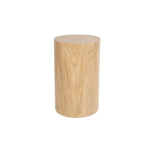 Zuiver Silo Bijzettafel/ Pilaar 32 cm Hout Naturel