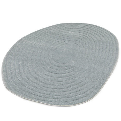 AFK Living vloerkleed Aeon - reliëfeffect - blauw - 160 x 230 cm