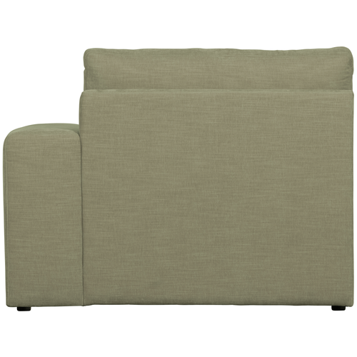 vtwonen 1-zits bank element met arm rechts Family - Polyester - Groen - 85x115x98